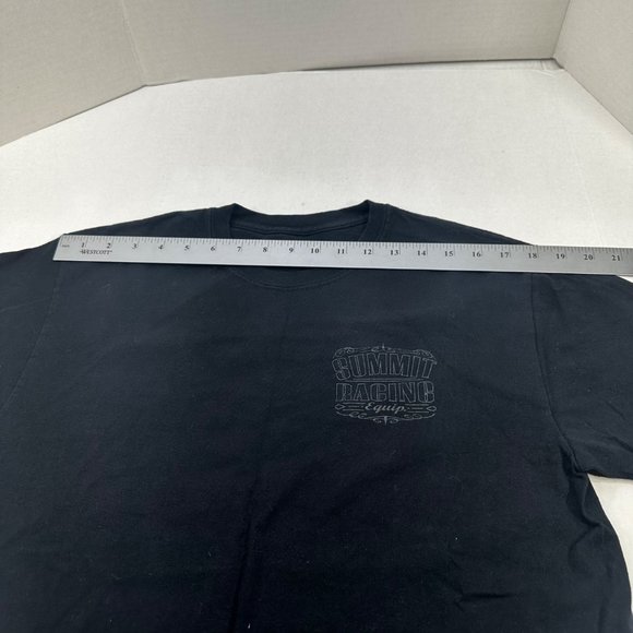 Summit Racing Equipment Men's Size Unknown Tee Shirt Black Preowned - Picture 7 of 11